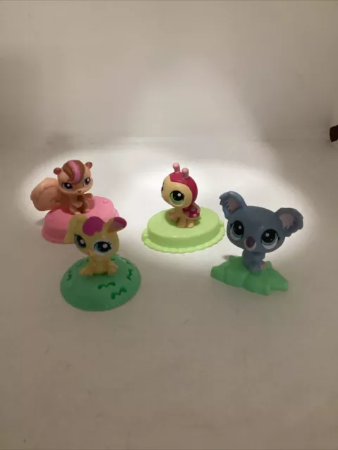 McDonald's Happy Meal Toys LPS  Littlest Pet Shop Lot Of 4 Pre-owned