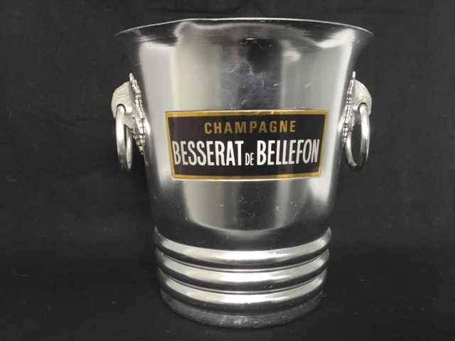 Vintage French Besserat De Bellefon Champagne Ice Bucket Argit Stamped To Base