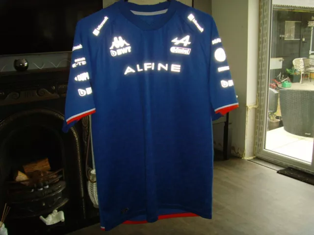 Bwt Alpine F1 Fernando Alonso 2022 Driver Top Size L