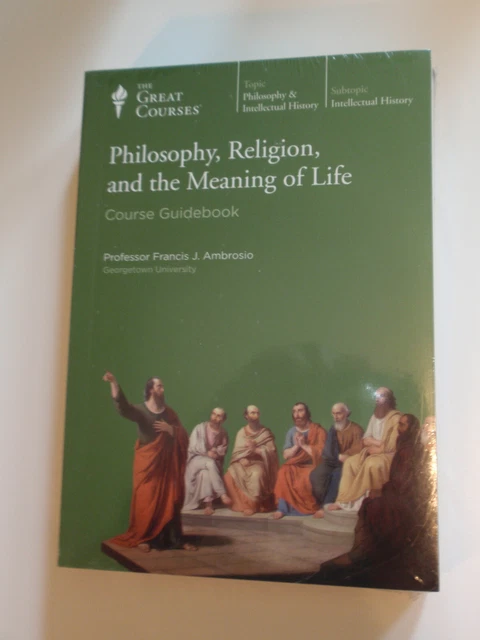 The Great Courses: Philosophy Religion and the Meaning of Life DVD & Guide *NEW*