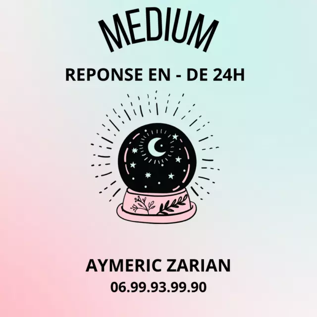 Voyance - Aymeric Zarian - Réponses rapides à vos questions par mail en - de 24H