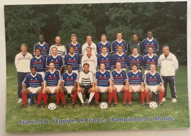 FOOTBALL CP. Série Officielle France 98. Équipe De France Championne du Monde.