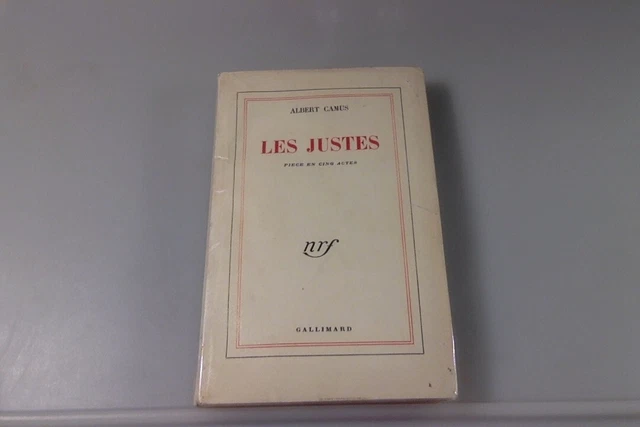 ALBERT CAMUS LES JUSTES Gallimard Nrf 1957 EUR 7,90 - PicClick FR
