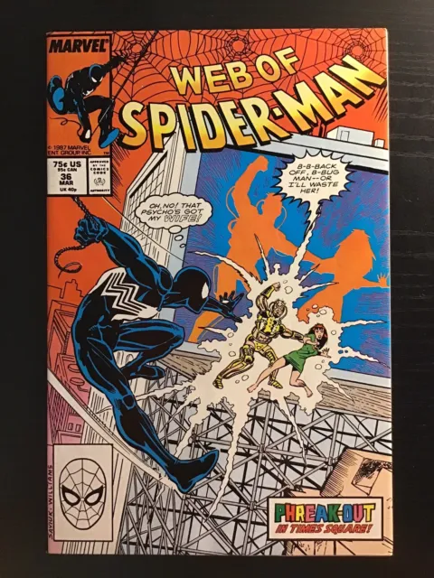 Marvel Comics Web Of Spider-Man Issue 36 Direct Edition 1st App Tombstone