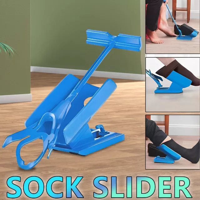 Sock Slider Creative Dressing Helper Easy On Easy Off Pulling Shoes Aid Kit AU