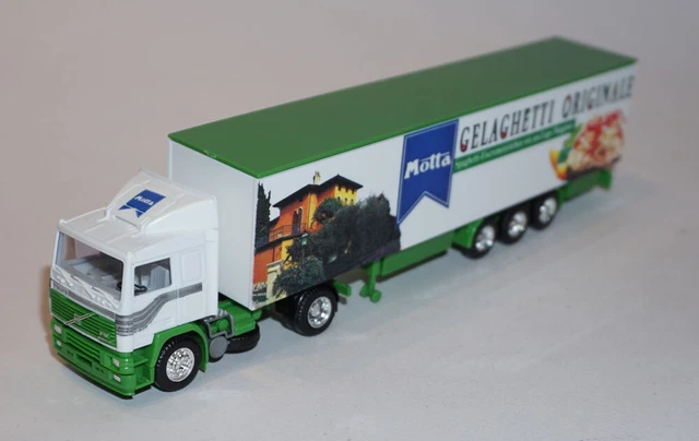 Ho 1/87 albedo scania 142 m semie remorque cinzano etat neuf avec retros - Collection