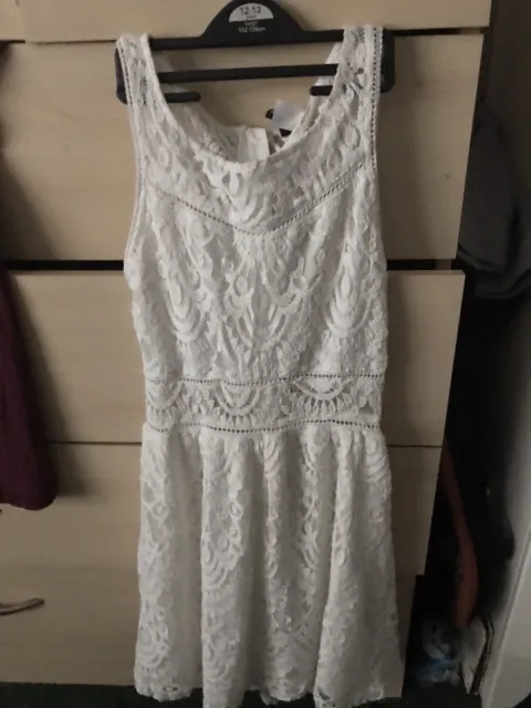 H & M Girls Lace Dress Size Euro 34