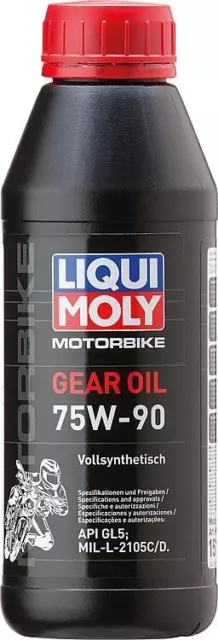 Liqui Moly Motorrad-Getriebeöl Gear Oil 75W-90 500ml Flasche