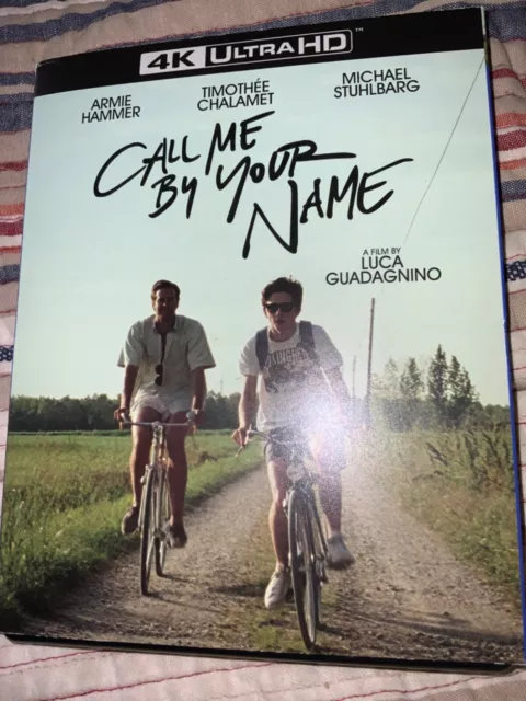 Call Me By Your Name (4K UHD disc +Slipcover) Sony Pictures Classics, 2022