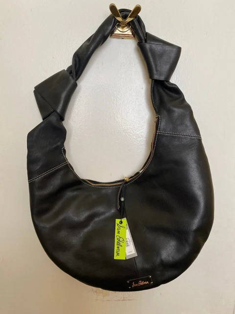 Sam Edelman Black Leather Audrea Sling hobo bag