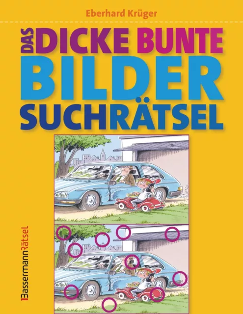 Das dicke bunte Bildersuchrätsel (Finde den Fehler) | Eberhard Krüger | Buch