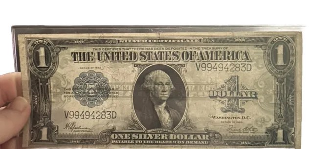 1923 $1 One Dollar Silver Certificate Note Fr#237