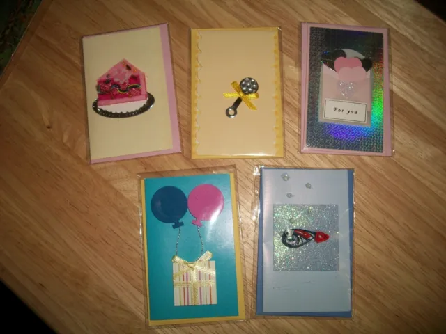 Burgoyne 3D Gift Size Cards With Envelopes Set Of 5 Blank Inside