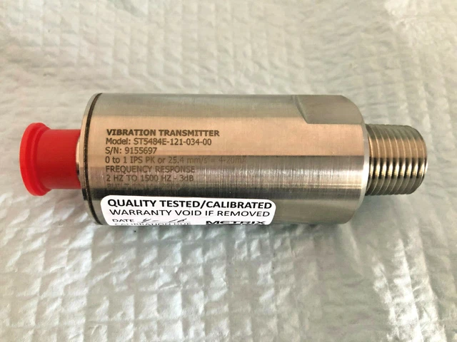 METRIX Seismic Velocity Transmitter Vibration Sensor ST5484E-121-034-00 1.0in/S