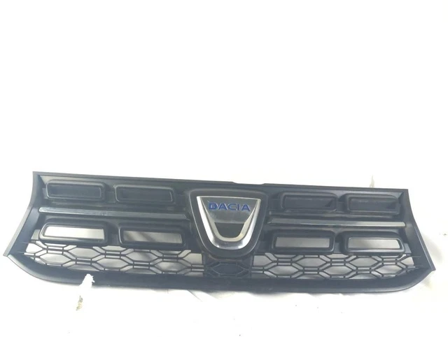 Grille De Pare-choc Avant Noire Pour Dacia Sandero 1 (2008-2012) - Pièce D'origine Compatible