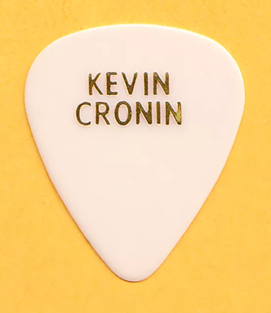 REO Speedwagon Kevin Cronin White/Gold Guitar Pick #2 - 1993-1994 Tour