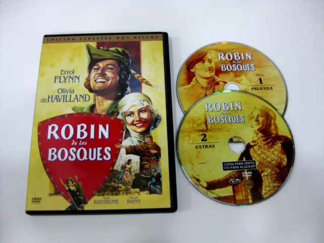Robin de Los Forêts DVD Errol Flynn Olivia De Havilland (Edition Spécial 2DVD)