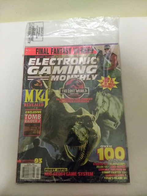 ELECTRONIC GAMING MONTHLY EGM # 93 Video Game Magazine April 1997 New ...