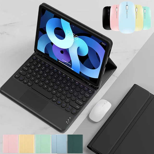 Bluetooth Wireless Keyboard Mouse Case For iPad 7/8/9/10th Gen Pro 11 Air 4/5th