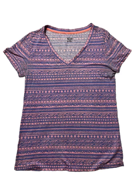 MOSSIMO SUPPLY CO V Neck T Shirt Women's Medium Gray Heather Short Sleeve,  Nw/oT $7.99 - PicClick