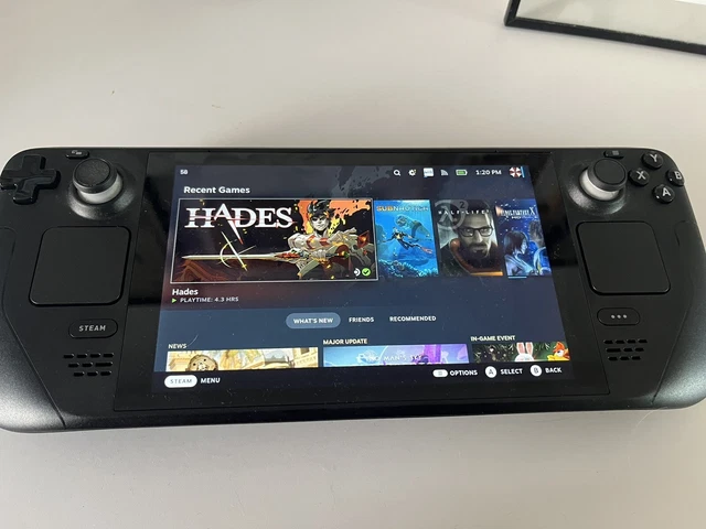 VALVE STEAM DECK 256GB Handheld Console - Black £425.00 - PicClick UK