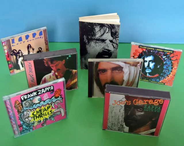 8 CD ☆ FRANK ZAPPA Joe's Garage, Guitar, Cheap Thrills, Zoot Allures + Songbook