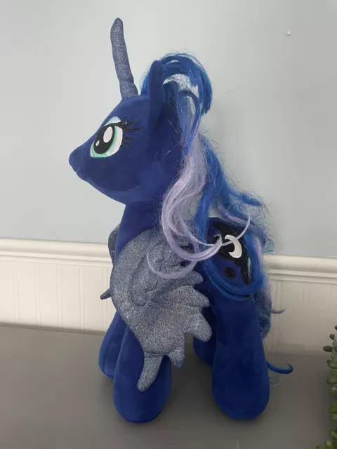 Build a Bear Workshop My Little Pony Princess Luna Soft Plush Toy - Blue Unicorn