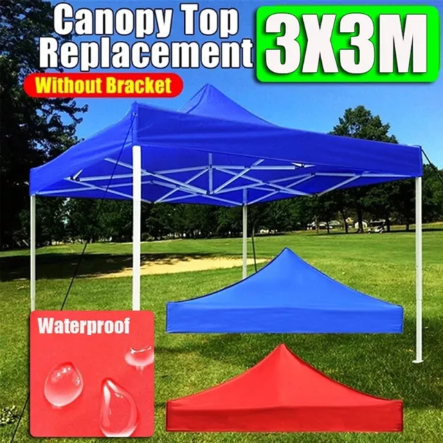 Waterproof New BBQ Oxford Gazebo Top Cover Roof Replacement Fabric Tent Canopy