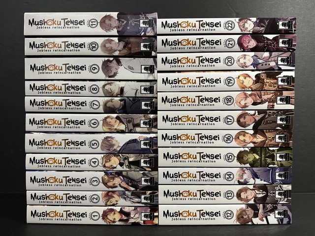 MUSHOKU TENSEI: JOBLESS Reincarnation Light Novel Volumes 1-22 Brand