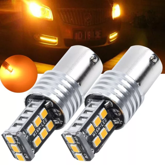 Ampoule DEL orange ambrée pour voiture feux de virage quantité de puce fiable