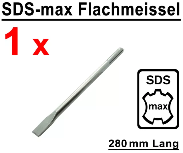 SDS-max scalpello piatto 280 mm scalpello lungo scalpello per martello perforatore martello a stelo