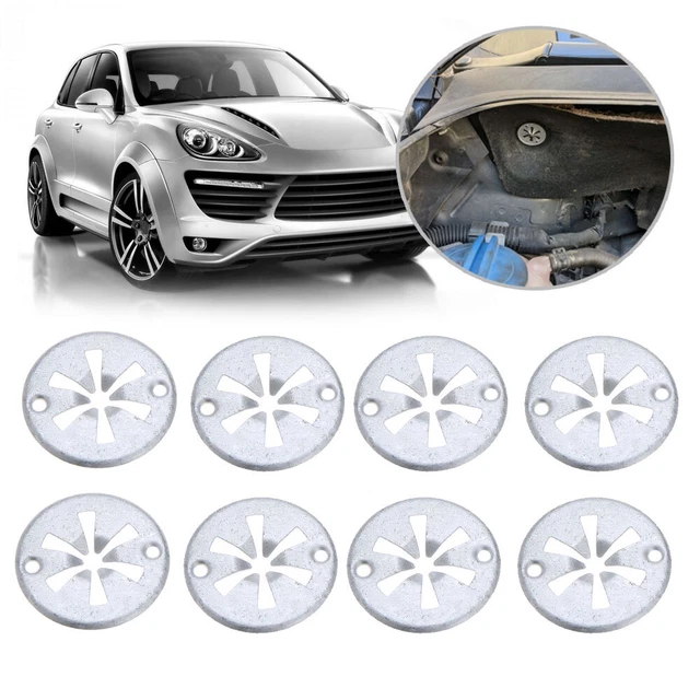 20Pcs Metal Hood Bonnet Under Engine Insulation Cover Clips Auto Fasteners
