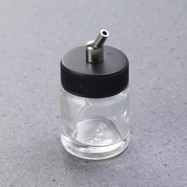 22pcs Airbrush Bottles Clear Glass Paint Jar Set