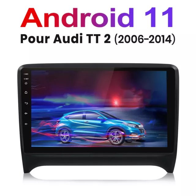 9" Android Autoradio Pour Audi TT MK2 8J 2006-2014 GPS Navi BT DAB WIFI 1+32G FM