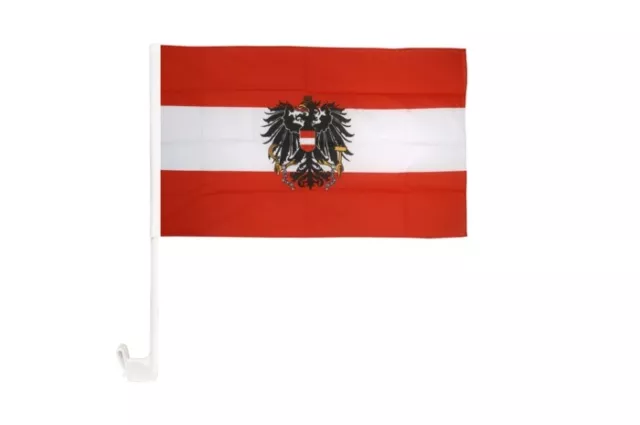 Österreich mit Adler Autofahne Autoflagge Fahnen Auto Flaggen 30x40cm
