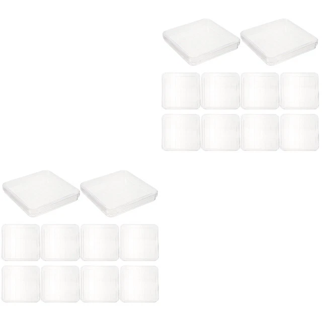 20 Pcs Evaporation Dish Square Petri Dish Plastic Plants Supplies