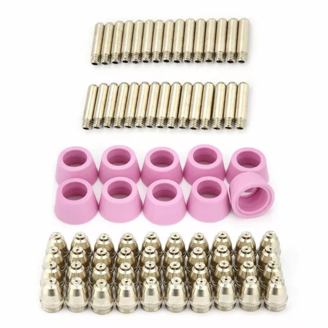 80Pcs Consumable Kits For Plasma Cutter AG60/SG55 Pilot Arc Welding Torch Tools