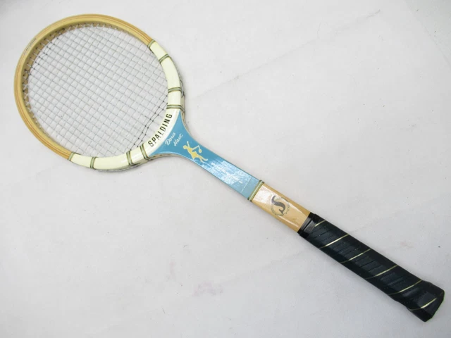 Ancienne Raquette Tennis Bois Spalding Doris Hart – Vintage Belgique