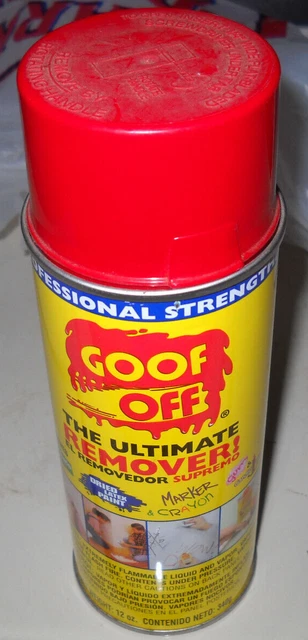 4 Lot Rare Goof Off Professional Strength Full Brand New  12 Ounce Cans
