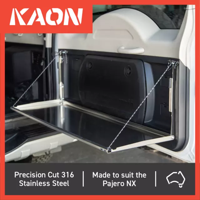 KAON Rear Drop Down Tailgate Back Door Table for Mitsubishi Pajero Gen 4 NS-NX