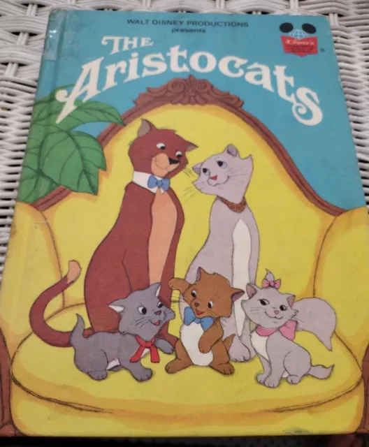 Book - Walt Disney Productions - The Aristocats - 1973 - Good Condition