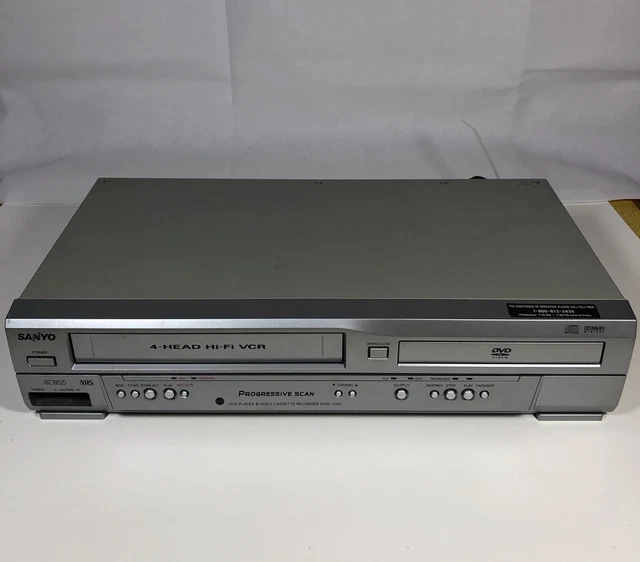SANYO DVW7200 DVD VCR Combo Player VHS Player Recorder HiFi Stereo EUR