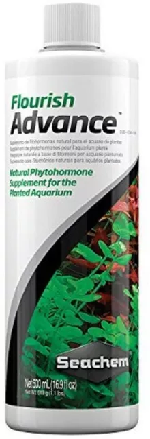 Seachem Flourish Advance Growth Supplement - Aquatic Plant Aid 16.9-Ounce