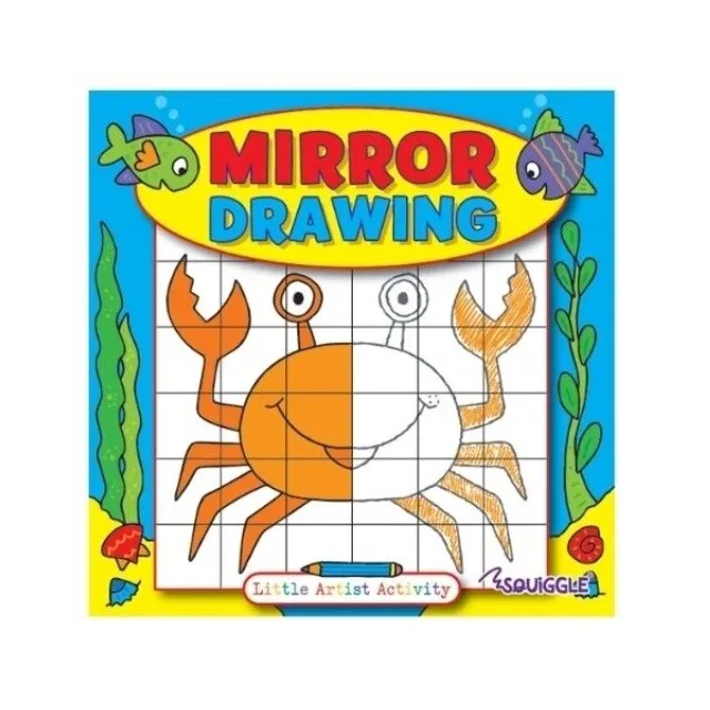 Niños Espejo Dibujo Colorante Actividad Libro Creativo 48 Páginas Fiesta Regalo