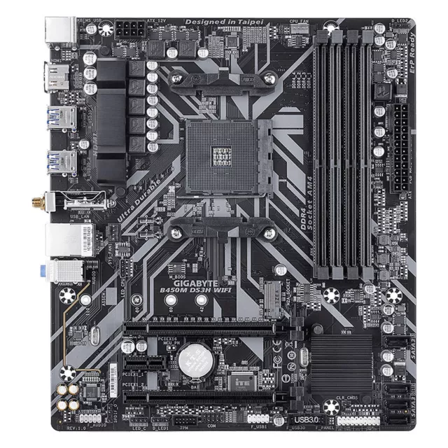 Gigabyte B450M DS3H Micro ATX AM4 Motherboard