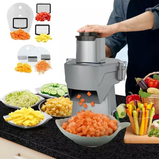 Commercial Vegetable Multi Blades Chopper Dicer Fruit Dicer French Fry Cutter