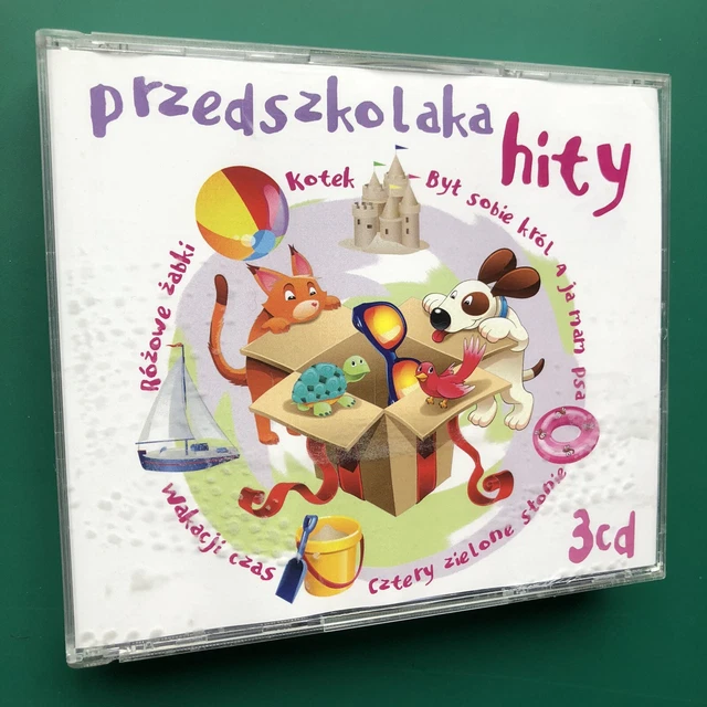 PRZEDSZKOLAKA HITY Polen Kinder Pop 3x CD Korniki Majka Jezowska Fasolinki