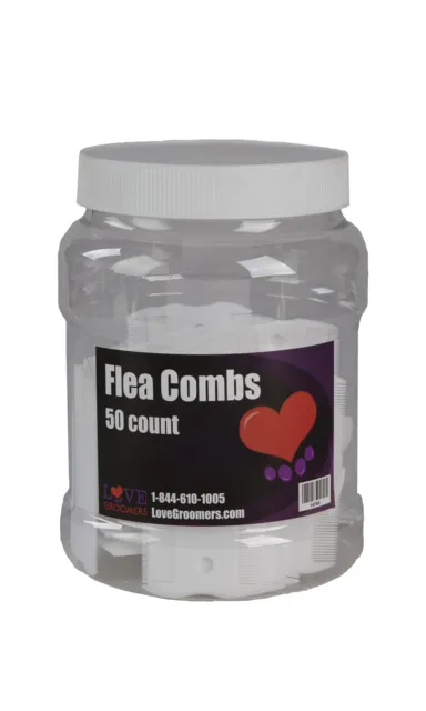 Groomer Essentials Flea Combs - 50 Count