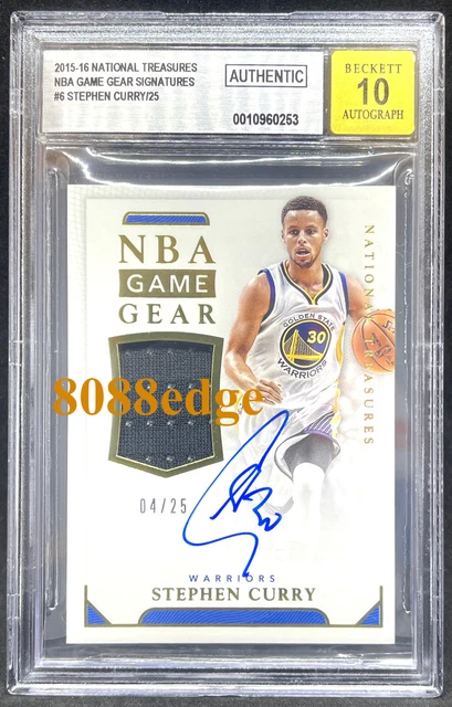nationaltreasures stephen curry auto /25