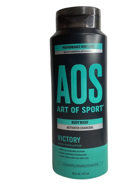 ART OF SPORT AOS Body Wash Activated Charcoal Victory Cool Eucalyptus